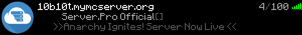 10b10t Minecraft Server Banner