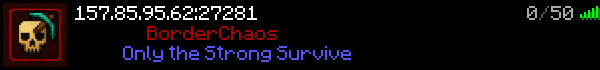 BorderChaos Minecraft Server Banner