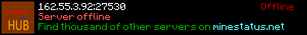 Komas19 Minigames Minecraft Server Banner