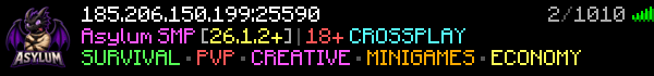 ASYLUM SMP Minecraft Server Banner
