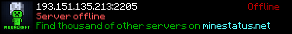 MoonCraft Minecraft Server Banner