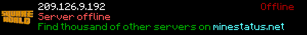 SquareWorldMC Minecraft Server Banner
