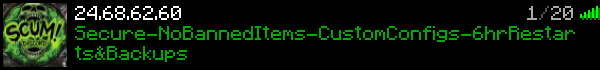 SCUM Gaming ATM 10 Minecraft Server Banner