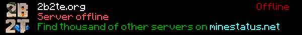 2b2te Minecraft Server Banner