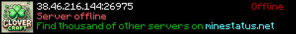 Clover Craft Minecraft Server Banner