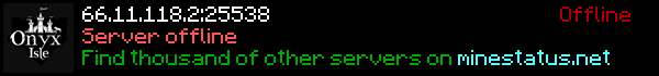 Onyx Isle Minecraft Server Banner
