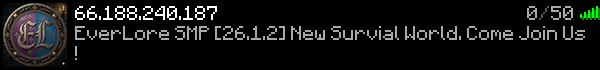 EverLore SMP Minecraft Server Banner