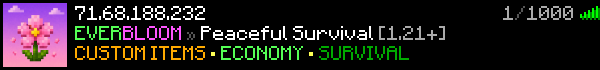 Everbloom SMP Minecraft Server Banner