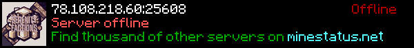 Serenity Factions!  Minecraft Server Banner