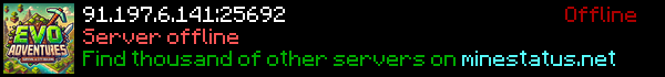 EvoAdventure Minecraft Server Banner