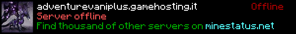 AdventureVaniPlus Minecraft Server Banner