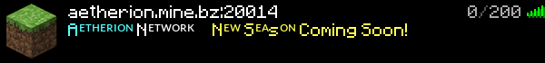 Aetherion  Minecraft Server Banner