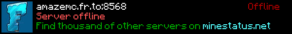 AmazeMc Minecraft Server Banner