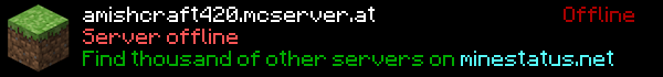 AmishCraft Minecraft Server Banner