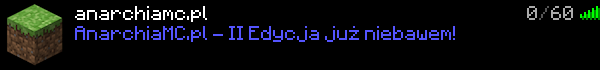 Anarchia Mistaken.pl Minecraft Server Banner
