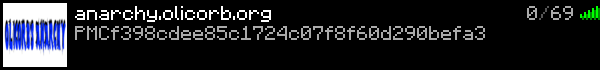 Olicorb's Anarchy Minecraft Server Banner