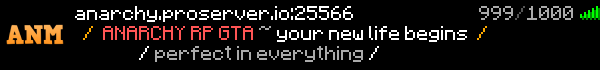 Anarchy RP  Minecraft Server Banner