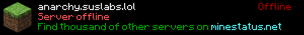 Suslabs Anarchy Minecraft Server Banner