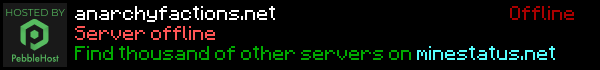 Anarchy Factions Minecraft Server Banner