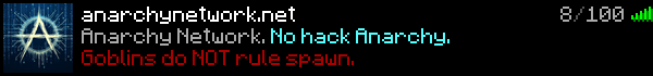 Anarchy Network Minecraft Server Banner