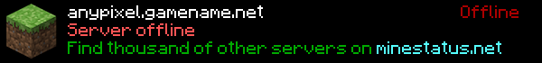 Anypixel Minecraft Server Banner