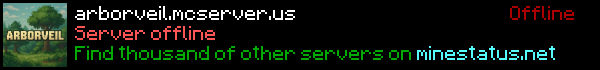 Arborveil Minecraft Server Banner