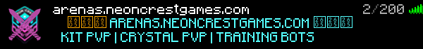 https://neoncrestgames.com/neon-crest-pvp/ Minecraft Server Banner