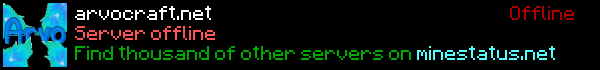ArvoCraft Minecraft Server Banner