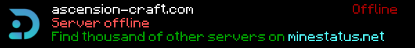 Ascension Craft Minecraft Server Banner