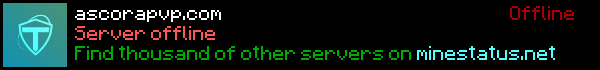 AscoraPvP Minecraft Server Banner
