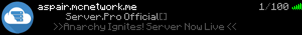 Aspair Minecraft Server Banner