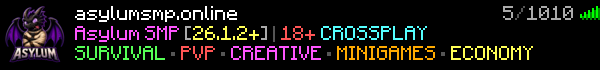 ASYLUM SMP Minecraft Server Banner