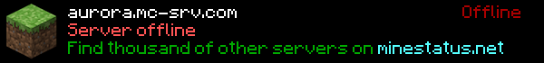 Aurora SMP Minecraft Server Banner
