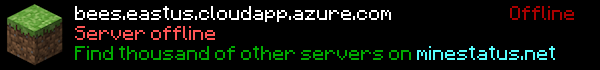 Honey Bee Galaxy Minecraft Server Banner