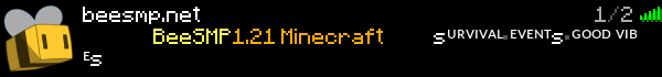 BeeSMP Minecraft Server Banner
