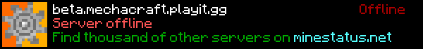 MECHACRAFT BETA Minecraft Server Banner