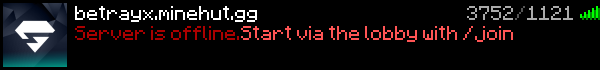 BetrayX Minecraft Server Banner