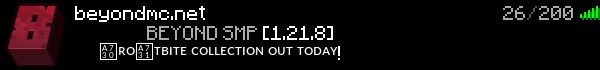 Beyond MC Survival Minecraft Server Banner