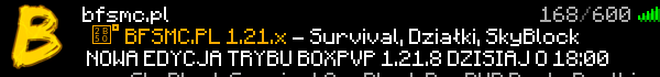 bfsmc.pl Minecraft Server Banner