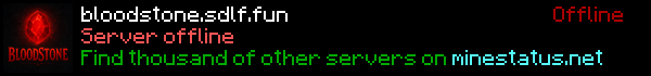 BloodStone Minecraft Server Banner