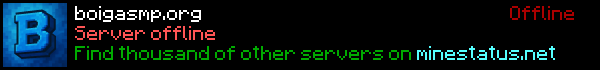 BoigaSMP Minecraft Server Banner