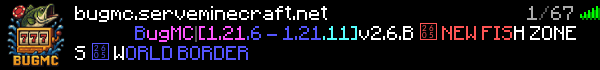 BugMC Minecraft Server Banner