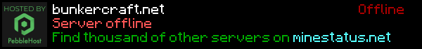 BunkerCraft Minecraft Server Banner