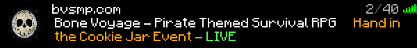 Bone Voyage - Survival RPG Minecraft Server Banner