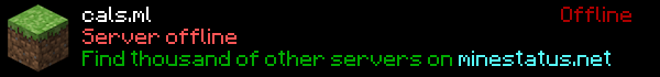 Cal's Server Minecraft Server Banner