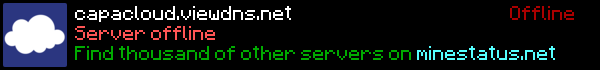 CapaCloud Minecraft Server Banner