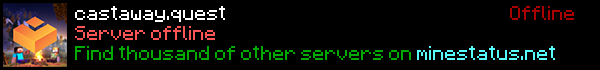 Castaway Minecraft Server Banner