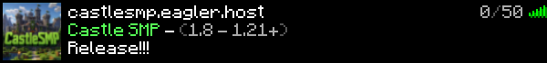 CastleSMP Minecraft Server Banner