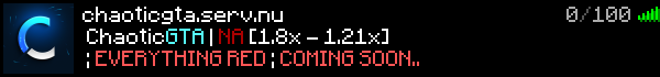 ChaoticGTA Minecraft Server Banner