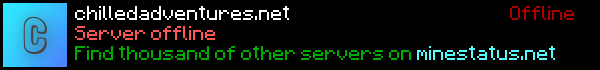 Chilled Adventures Minecraft Server Banner